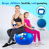 EVERICH TOY Hopper Ball, 18 Inches Bouncing Ball for Kids, Hoppity Hop Ball Toys with Handles