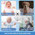 Axvue 2.8" 2 1000ft, 12 2-Way Video Baby Monitor, Slim Handheld, Non-Slip Design, Vertical Screen Monitor & Camera