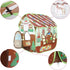 Play Tent for Kids, Indoor Outdoor Gingerbread House Playhouse for Boys and Girls