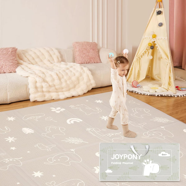 Joypony Baby Play Mat, 50 x 50 Inch Foldable Play Mats for