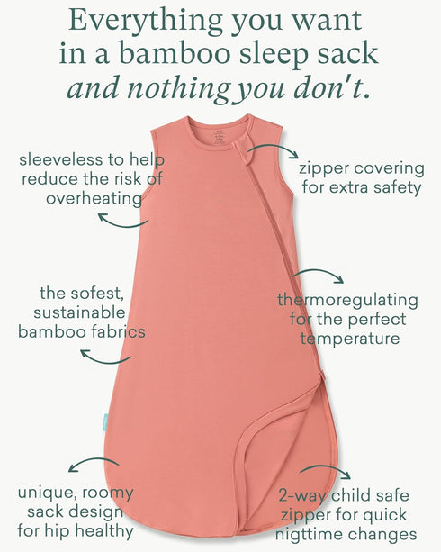 Summer 0.5 3T-4T-5T PurComfy Extra-Long Toddler Sleep Sack, Premium Bamboo Viscose Sleeping Bag Supersoft TOG Wearable