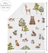 Sweet Jojo Designs Woodland Forest Animals Boy Girl Gender Neutral Unisex Soft Baby Blanket Receiving Security Stroller