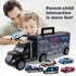 JODUDLR 3-4 Set 12 3-7 Toddler Toys for Year Old Boys,Large Transport Cars Carrier Truck Toys with Die cast Vehicles