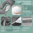 58 inch, Chilling Home Pregnancy Pillow, U Shaped Pregnancy Pillows for Sleeping Full Body Pillow Maternity Pillow