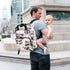 YANENDIE Backpack, Backpack Backpack Kawaii Raccoon Pattern Diaper Bag Unisex Travel Baby Diaper Bags with Stroller