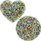 PETBSNVB 2PCS 3.4" Circle and Heart Picking Pad, Skin Picking Fidget Toys
