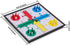 Yellow Mountain Imports Ludo Magnetic Folding Travel Board Game Set - 9.8 Inches, Portable Classic Game