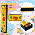 24 Row,16 Pcs Kids Harmonica,Cartoon Harmonica Toy with Double Holes Toddler Harmonicas for Beginners' Musical