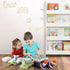 lvbeybc Wooden Wall Art Sign, Once Upon a Time Nursery Decor for family Bookshelf, Reading Nook, Daycare, Classroom