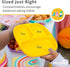 3 Set 6-7.37" 7.37" 1.25" Re-Play Toddler Plates with Dividers - Deep-Walled Compartments Divided Plates for Kids