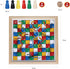 Wooden Snakes and Ladders Game - Educational Board Game for Kids and Adults, Includes Counters & Dice