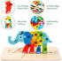 YySiRui 9 3-5 3-5 Pieces Montessori Wooden Puzzles for Toddlers - Jigsaw Puzzles in Gift Box, Educational Learning Toys