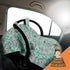 Dear Baby Gear Car Seat Canopy, Premium Infant Car Seat Cover, Breathable Canopy for Boys, Gray Elephants