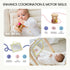 Set 0-3 5-in-1 Set, Tiny Land Montessori Baby Toy Months Newborn Development Sensory Play Kit - Mirror, Black & White