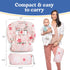 PILLANI Shopping Cart Cover for Baby, High Chair Cover for Restaurant Seat - Grocery Cart Cover for Baby Girl and Boy