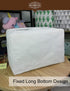 HUNRUNG Cute Rectangle Storage Basket, Canvas Organizer Bin for Pet/Children Toys, Books, Clothes (Elephant)