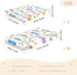 CZXW 52" 28" Cartoon Road Cars Crib Sheets Fitted x Natural Cotton Soft & Breathable for Baby Crib Mattress