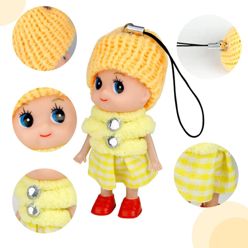 6 PCS Small Dolls Girls - 3 Inch Fashion Dollhouse Dolls Princess, Mini Doll Surprise Gift for Kids