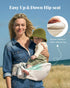 Cozy 7-50lbs MOMTORY Baby Carrier, Baby Holder Carrier Newborn to Toddler - Ergonomic, Plus Size Friendly