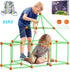 VEVOR Fort Building Kit for Kids, 85PCS Glow in The Dark STEM Toys, Educational Gift for 4-8 Year Olds