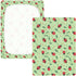 miaozhen 1 Pack 52x28 Cotton Baby Crib Sheets for Boys Girls Soft Breathable Green Playful Ladybugs Toddler Mattress