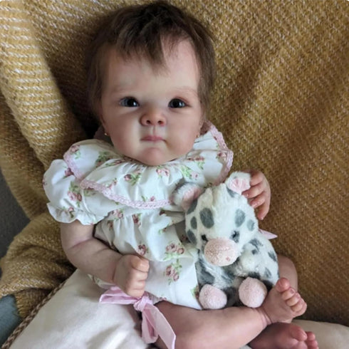 Reborn Baby Dolls Bettie - 18 inch Realistic Newborn Baby Girl, Lifelike Face, Gift for Kids Age 3+