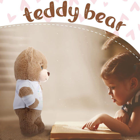 Deekin Get Well Soon Bear, 10 Inches, Soft Bandage Plush Animal Gifts for Kids Adult with Broken Arm