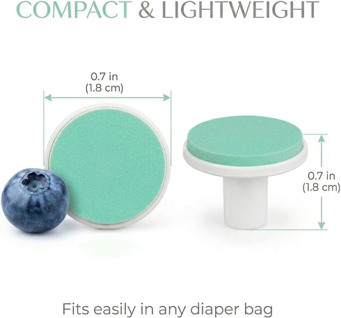 MHFOOU 24 Trimmer Trimmer, 12 (0.7 inch) Pieces Baby Nail Replacement Pads, Electric Baby Nail Grinding Heads