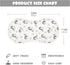 Qinllo 1 Pack 22x11 Inch Muslin Burp Cloths Cavalier Dogs Paw White Cotton Baby Burp Cloths Ultra Soft Burping Cloth