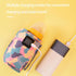SHINLHUA USB Warmed Infant Bottle Nonconductor with Plan Modifiable Shoulder Strap for Travel Feeding Security Polyster