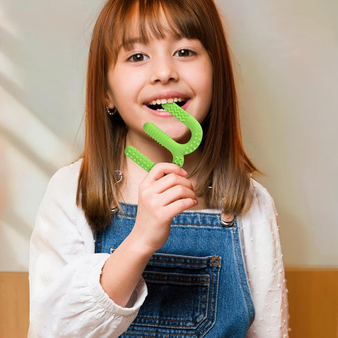 4 Pack ERKOON Sensory Chew Toys for Autistic Children, Silicone Chewy Tube Oral Motor Tools for Sensory Kids