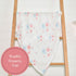Swaddle Blanket, 100% Cotton Muslin, Soft Baby Blanket 47 x 47 inches, 4th of July Outfit, Fireworks Print