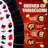 3 Pcs Casino Theme Party Decorations, Poker Tablecloth and Disposable Table Cover for Game Birthday Party Supplies (51