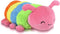 Forest & Twelfth 20" Plush Caterpillar Toy, Soft and Cuddly Hungry Caterpillar for Kids' Bedroom, Nursery, Play Area