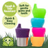 Healthy Sprouts 5 Pack Silicone Sippy Cup Lids - Spill Proof, Fits Any Cup, BPA-Free, Durable & Soft for Babies