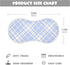 decor gift 4 Pack 22x11in Cotton Muslin Burp Cloths Easy Care Blue Checkerboard Baby Rags for Newborns boy and Girl