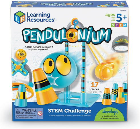 Learning Resources Pendulonium STEM Challenge, Kids Pendulum Game, 16 Pieces, Ages 5+