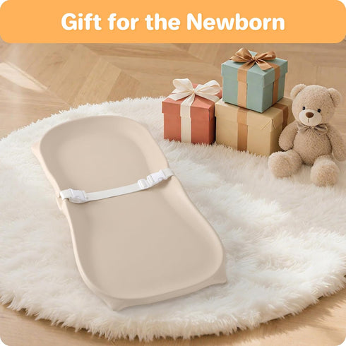 NICEMER Baby Changing Pad Wipeable & Waterproof, Soft & Non-Slip Adjustable Safety Belt, Changing Table and Dresser