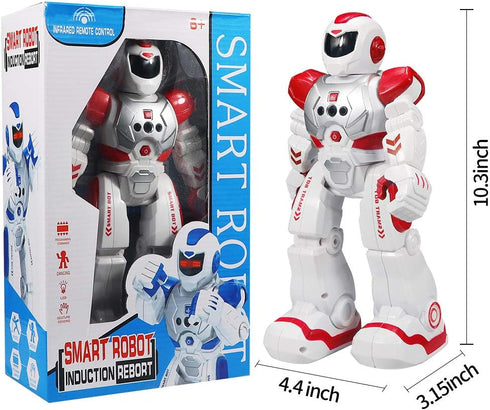 Programmable Remote Control Robots for Kids,Intellectual Gesture Sensor RC Robot Toys with Infrared Controller,Early