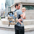 SUABO Backpack Baby Diaper Bag Watercolor Bear with Blue Bow Large Bag Waterproof Travel Diaper Bags for Moms and Dads