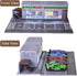 ZAWALUD 1/64 Model Car Display Shop Case for Adults, Premium in-House-Design Scale Diecast Parking Garage for Toy Cars