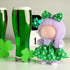 Simgoing 3 Pack 17cm Set Easter Doll Clothes Cute Pink Easter Egg Green Clover Red Heart Outfit for Valentine St.