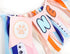 BASCT 1st 1st Light Blue Navy Brown Orange Pink Birthday High Chair Banner - First Birthday Party Decoration for Girls