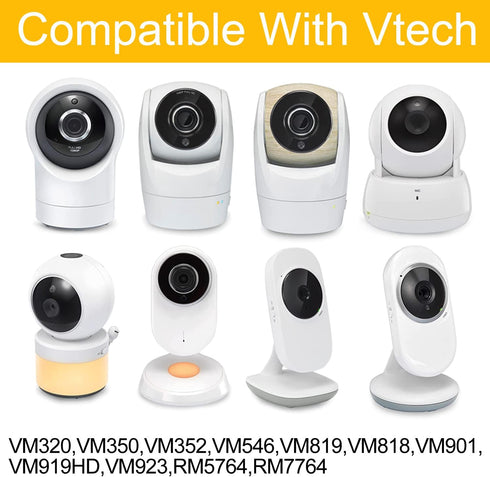iTODOS Baby Monitor Floor Stand Holder, Compatible with Vtech VM901/VM919/VM819/VM924/VM776/VM818, Strong Heavy Metal