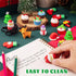 YGAOHF 60 PCS Cute 3D Animal Puzzle Christmas Erasers for Kids Bulk, Desk Pets for Classroom Rewards, Party Favors,