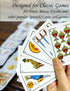 LEQBO 48 (1-12 4 2 Spanish Playing Cards, Baraja Espaola - Card Deck Mexicana Naipes in Suits + Jokers), Traditional