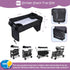W2, Babenest Stroller Snack Tray for Wonderfold Wagon Foldable Thickened Snack Tray with Cup Holder, Storage Mesh Bag