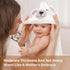Momcozy Set, Baby Bath Towel Baby Towel with Hood and Baby Washcloth|Baby Bath Glove, Extremely Soft, Breathable
