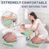 Elbow Set 1.5" Cozy URMYWO Bath Kneeler and Rest Pad - Thick Baby Bath Kneeler Pads with Toys Organizer, Anti-Slip Knee