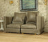Set 1/12 iLAND Dollhouse Furniture Miniature Sectional Couch for Doll House Dcor Fit Scale Accessories, Modern Gray